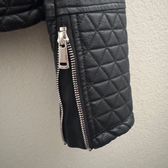 Women’s Faux Leather Jacket - Picture 4 of 7